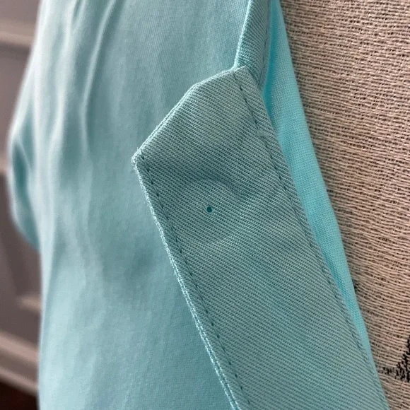 Nine West super soft viscose blue blouse shirt top - Picture 2 of 7